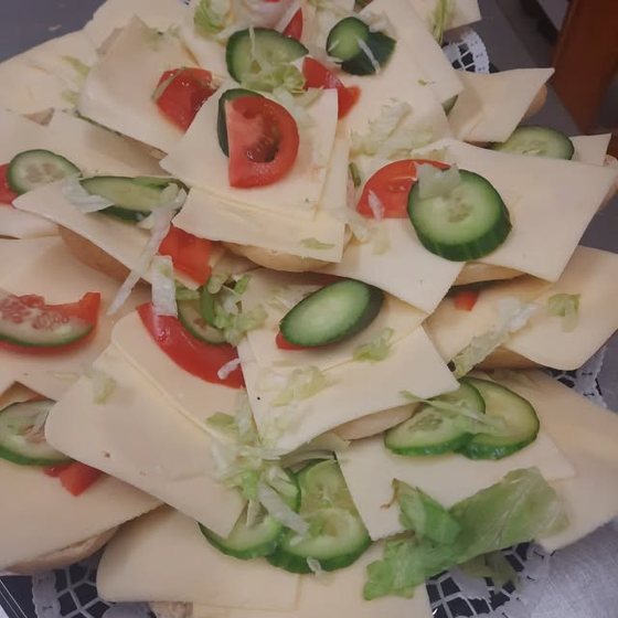 Platten fürs Catering