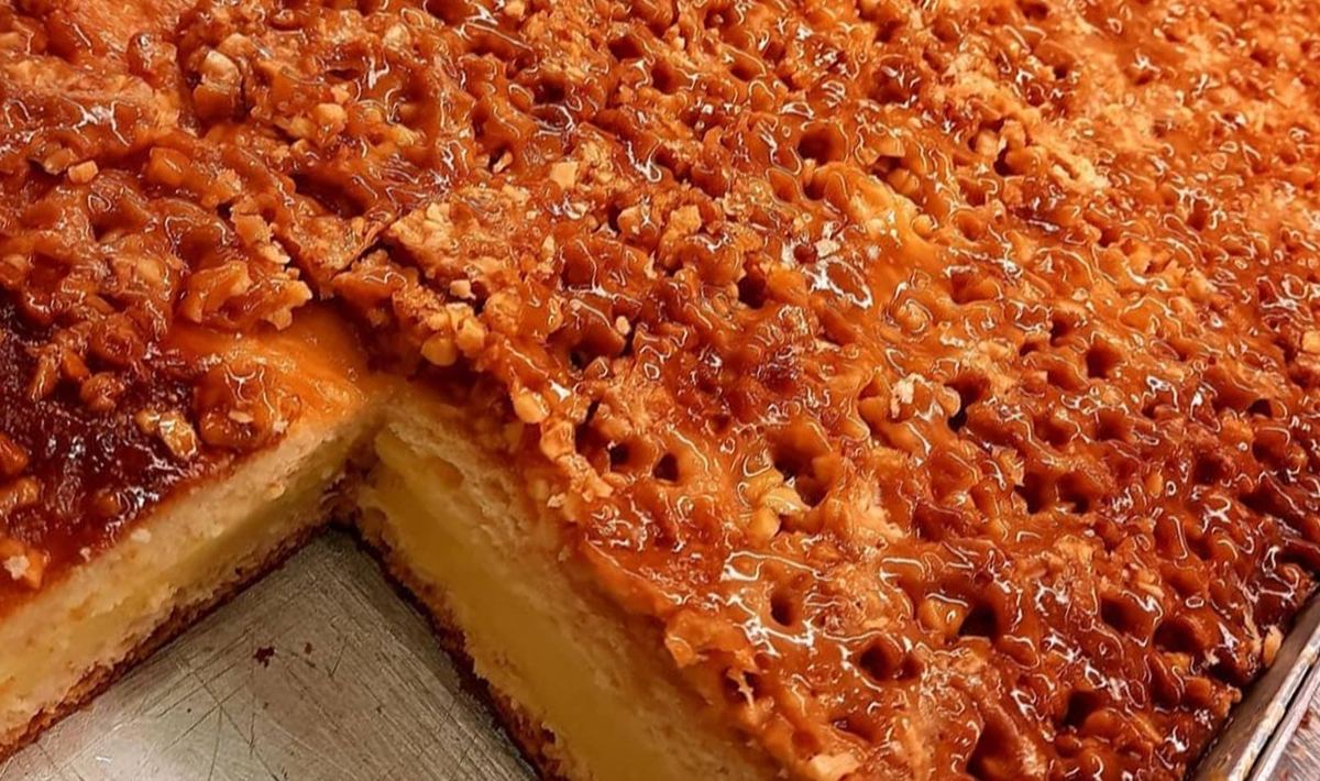 Bienenstich vom Blech
